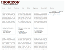 Tablet Screenshot of horizon.westmont.edu