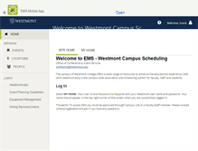 Tablet Screenshot of ems.westmont.edu